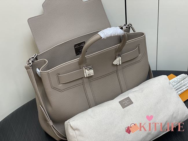 kitlife Louis Vuitton Georges Tote MM M23153 gray bag - 41 x 29 x 14 cm - 1