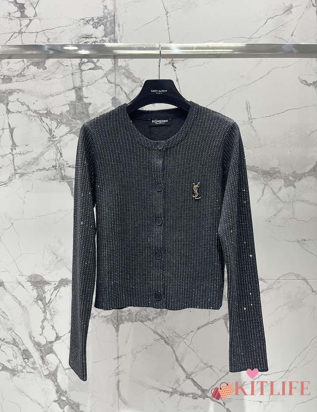 kitlife YSL Cardigans gray 01 - 1