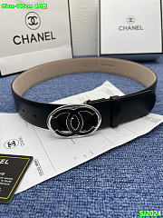 Kitlife Chanel Belt black 4cm - CC - 1