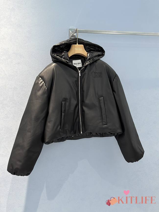 kitlife MiuMiu coat black MM - 1