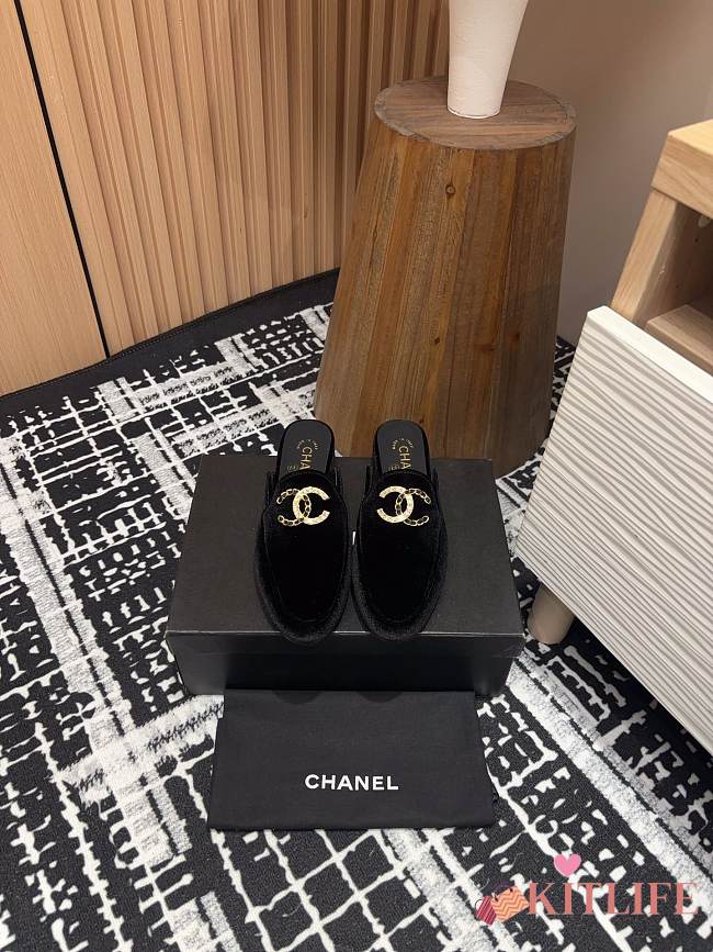 Kitlife Chanel slipper black - 1