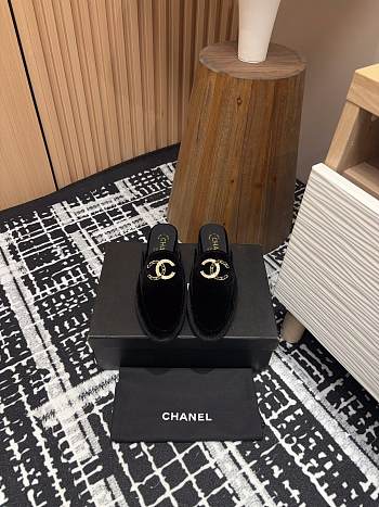 Kitlife Chanel slipper black