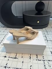 Kitlife Manolo Blahnik Beige Maysalebi Mules 7cm - 3