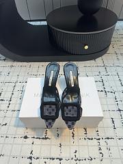 Kitlife Manolo Blahnik Black Maysalebi Mules 7cm - 1