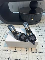 Kitlife Manolo Blahnik Black Maysalebi Mules 7cm - 5