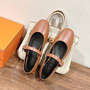 kitlife Hermes flats ballet brown - 5