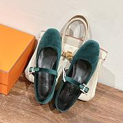 kitlife Hermes flats ballet velvet - 4