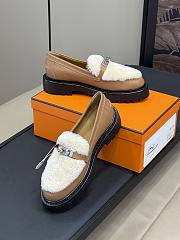 kitlife Hermes Icone loafer brown - 4