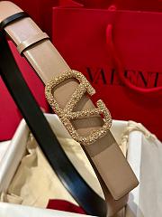 Kitlife Valentino Belt beige 3cm  - 2