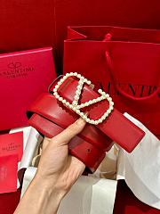 Kitlife Valentino Belt red 4cm - 3