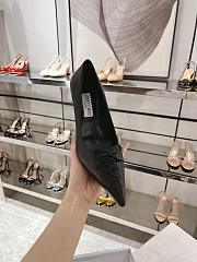 kitlife jimmychoo Scarlett 50 Black Nappa Leather Pumps - 6