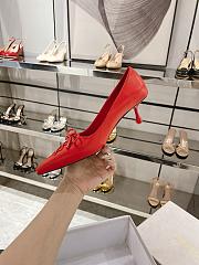 kitlife jimmychoo Scarlett 50 red Nappa Leather Pumps - 3