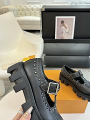 kitlife Louis vuitton checker mary fane black - shoes - 3