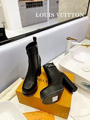 kitlife Louis Vuitton Fame Platform Ankle Boots ‘Black’ 1AABKA - 4