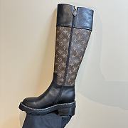 kitlife Louis Vuitton Hight Boots brogue black - 6