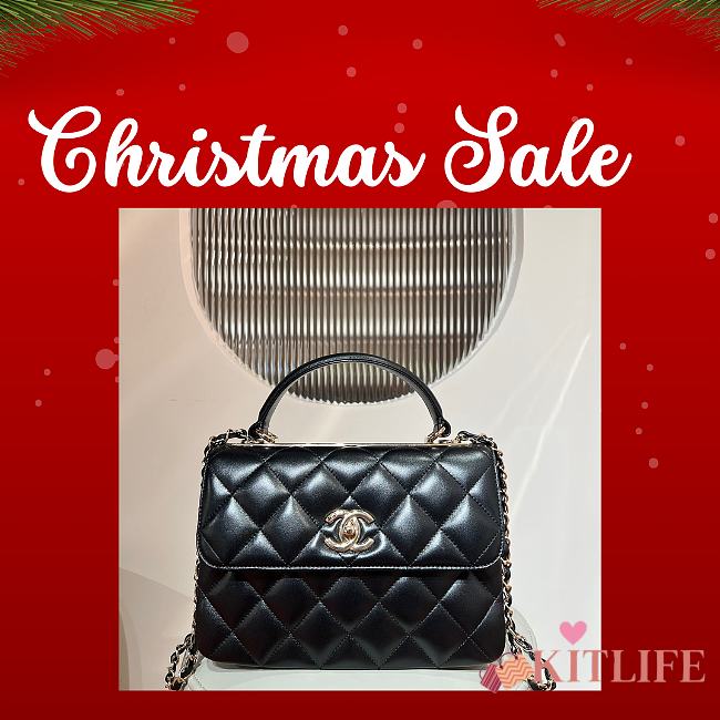 CC black bag - Christmas sale - 25cm - 1