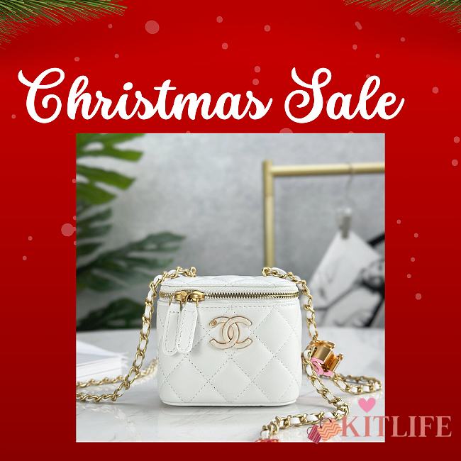 CC white  bag - Christmas sale - 11cm - 1