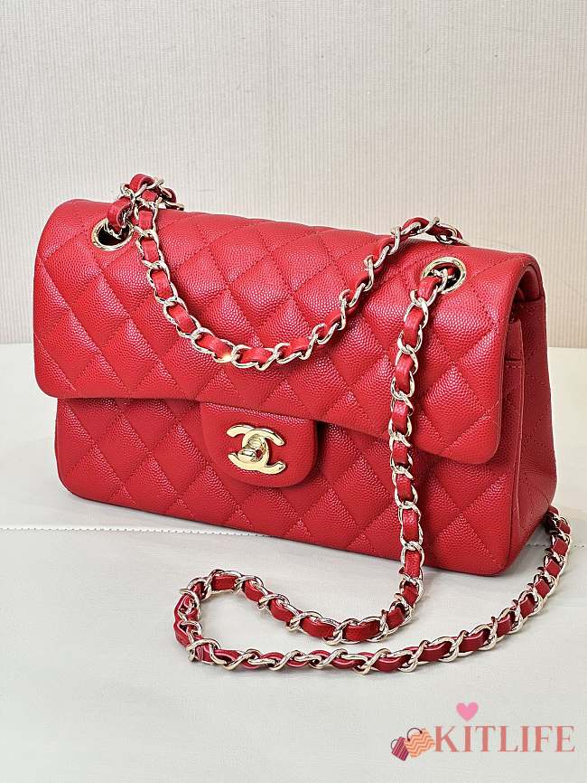 Kitlife Chanel CF red bag - 25cm - 1