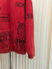 kitlife Chanel red hodie  - 2