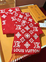 Kitlife Louis Vuitton scarf red 32x220 cm - 2