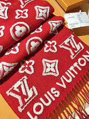 Kitlife Louis Vuitton scarf red 32x220 cm - 6