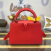 Kitlife Louis Vuitton Capucines red bag - 27x9x17.3cm - 1