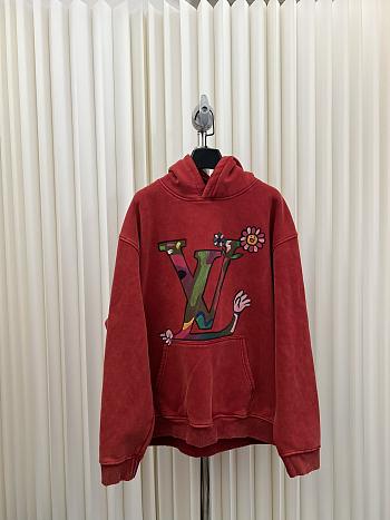 kitlife louis Vuitton red hodie 