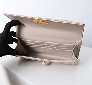 kitlife Dior Miss Caro Top Handle Pouch beige - 24x12x4 cm - 6