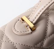 kitlife Dior Miss Caro Top Handle Pouch beige - 24x12x4 cm - 3