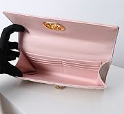 kitlife Dior Miss Caro Top Handle Pouch Pink - 24x12x4 cm - 4