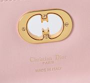 kitlife Dior Miss Caro Top Handle Pouch Pink - 24x12x4 cm - 2