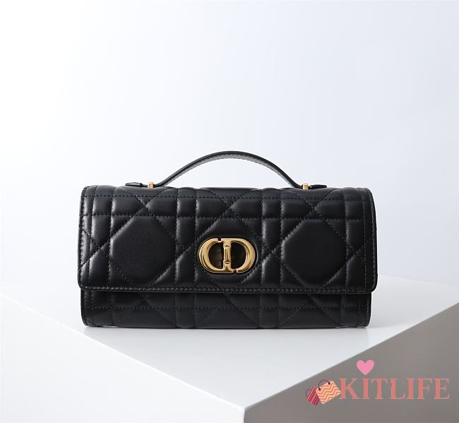 kitlife Dior Miss Caro Top Handle Pouch black - 24x12x4 cm - 1