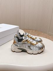 Kitlife Women DIOR Casual Sneaker Low-Top gold - 1