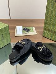 kitlife Gucci slippers black  - 6