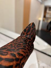 Kitlife Givenchy Shark Lock Stiletto boots in pony with leopard print brown - 3