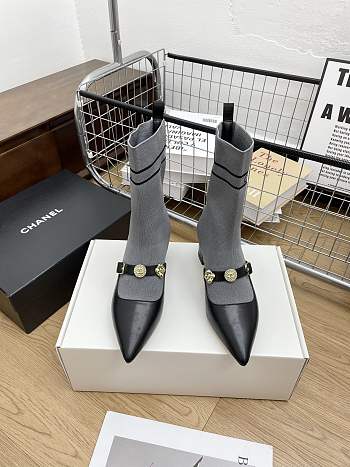 kitlife Chanel boots gray 01