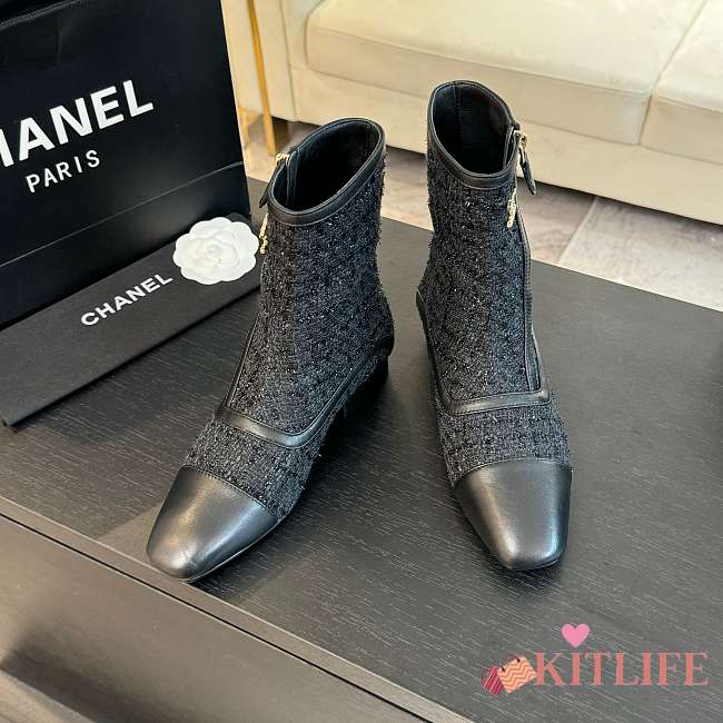 kitlife Chanel boots black 014 - 1