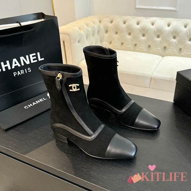 kitlife Chanel boots black 015 - 1