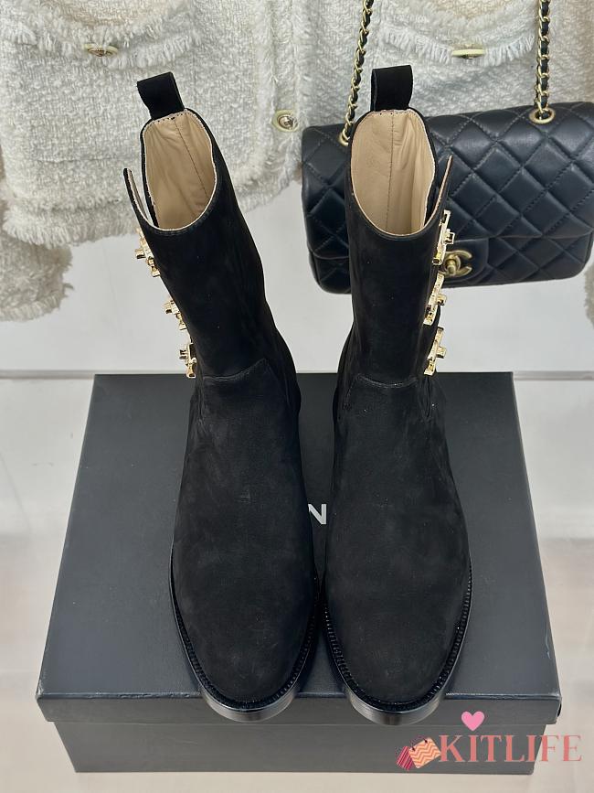 kitlife Chanel boots black 018 - 1