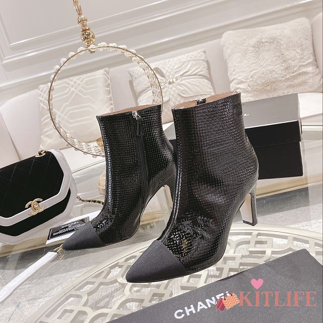 kitlife Chanel boots black 022 - 1