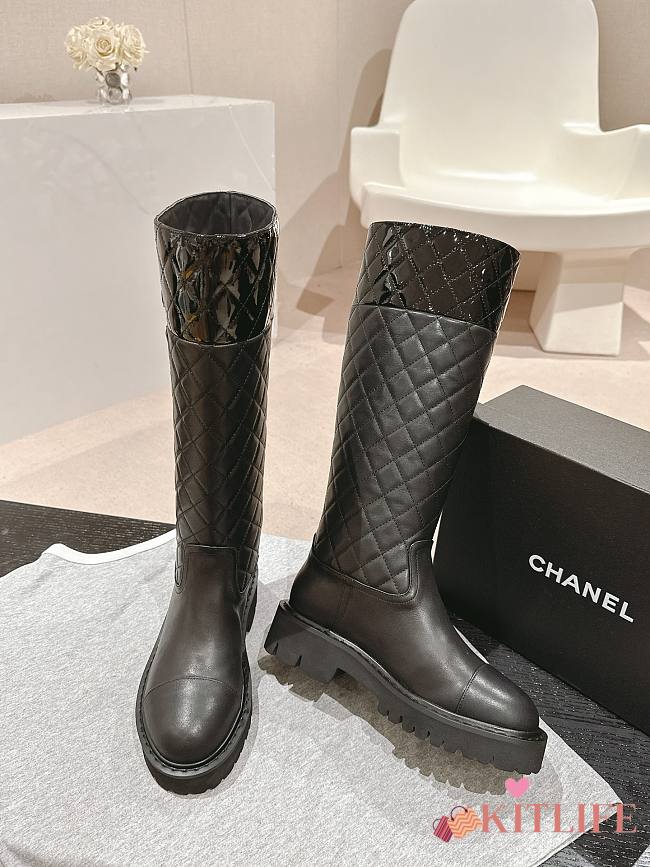 kitlife Chanel boots black 023 - 1