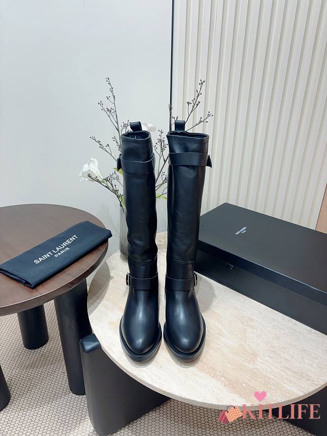 kitlife YVES SAINT LAURENTChanel boots black 01 - 1