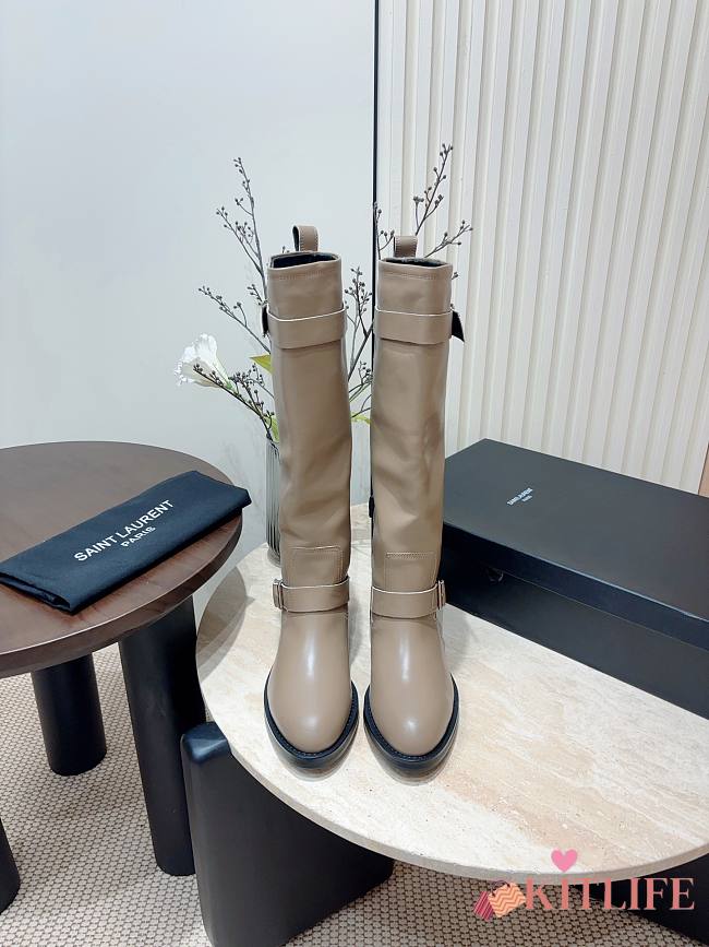 kitlife YVES SAINT LAURENTChanel boots gray 01 - 1