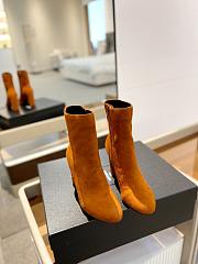 kitlife YSL BETTY booties in suede brown - 4