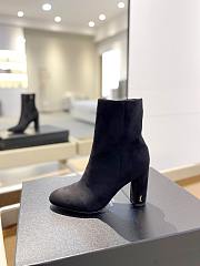 kitlife YSL BETTY booties in suede black - 6