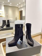 kitlife YSL BETTY booties in suede black - 4