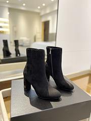 kitlife YSL BETTY booties in suede black - 3
