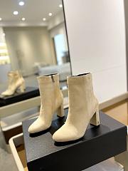 kitlife YSL BETTY booties in suede white - 1