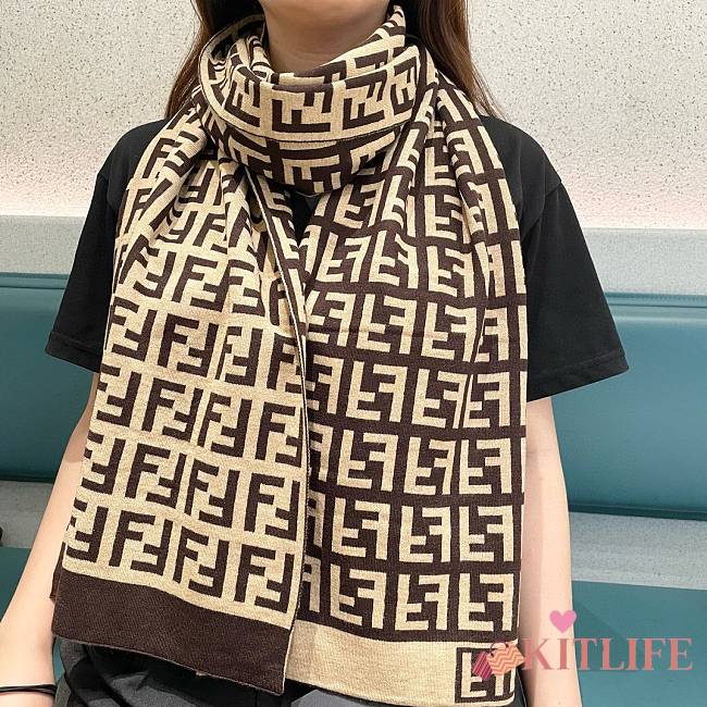 Kitlife Fendi scarf 180x32cm - 1