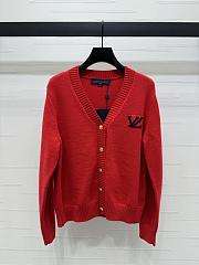 kitlife Louis Vuitton cardigan red 01 - 1